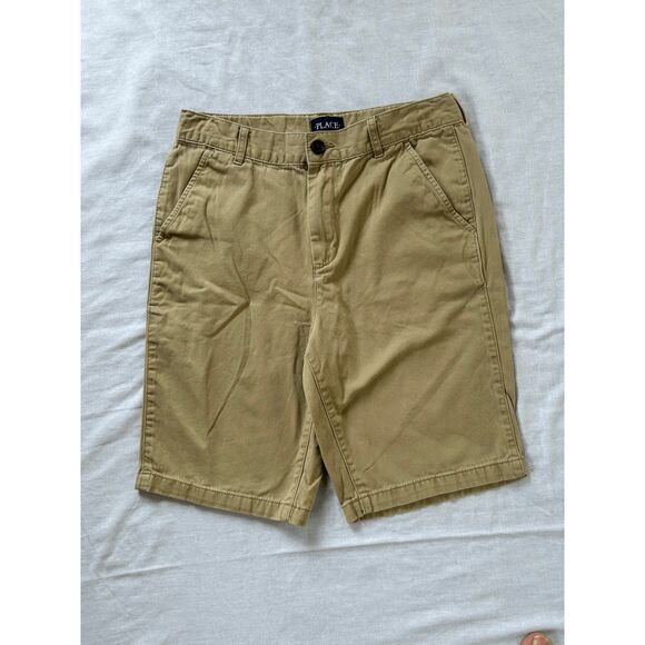 Boys School Uniform Khaki Shorts Lot of Three, Size 14, Adjustable Waist - Picture 2 of 11